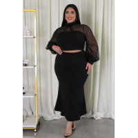 Stretch Skirt Set