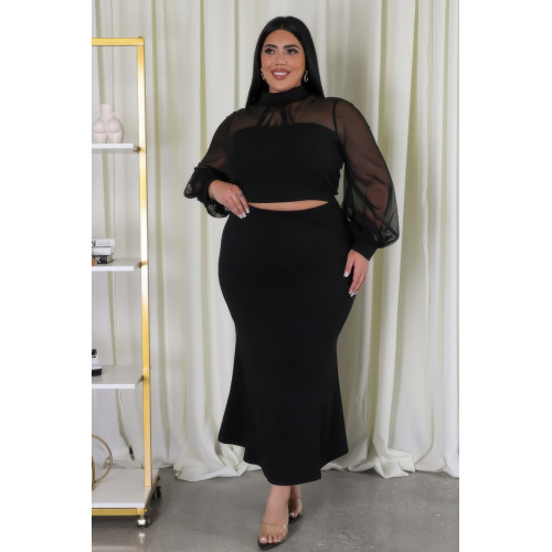 Stretch Skirt Set
