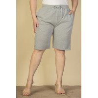 Plus Size French Terry Bermuda Shorts