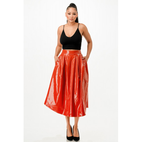Midi Skirt With Pockets