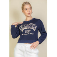 Graphic Drop Shoulder Sweatshirt