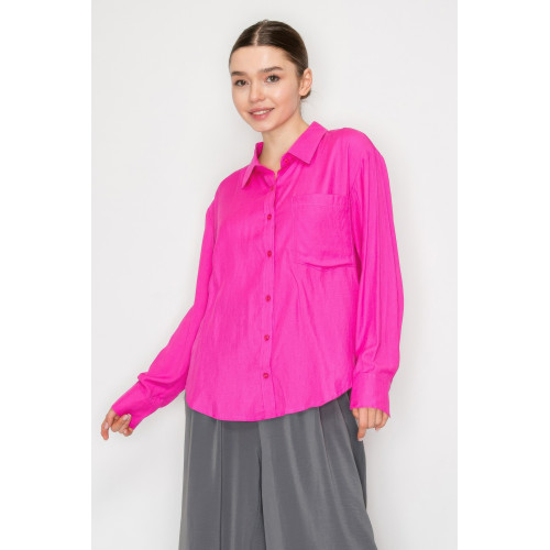Button Down Collared Linen Shirt