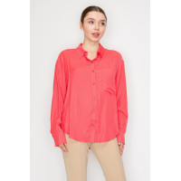 Button Down Collared Linen Shirt