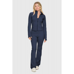 Premium Yoga Jacket W/jumpsuit Set