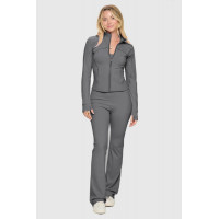 Premium Yoga Jacket W/jumpsuit Set