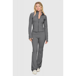 Premium Yoga Jacket W/jumpsuit Set