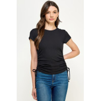 Side Ruched Detail Top