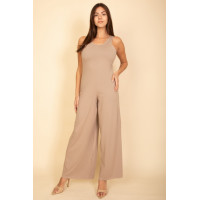 Sleeveless Tank Wide Leg Jumpsuit