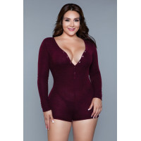 Nala Romper Burgundy