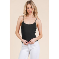 Basic Double Layers Fitted Cami Top