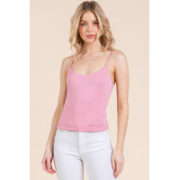 Basic Double Layers Fitted Cami Top