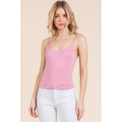 Basic Double Layers Fitted Cami Top
