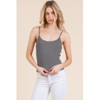 Basic Double Layers Fitted Cami Top
