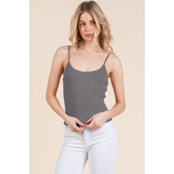 Basic Double Layers Fitted Cami Top