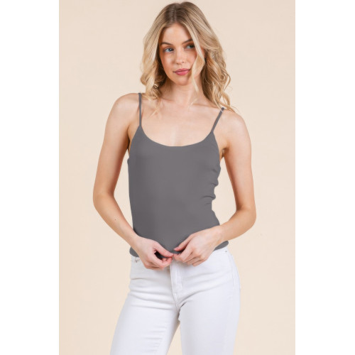 Basic Double Layers Fitted Cami Top