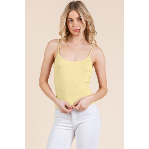Basic Double Layers Fitted Cami Top