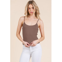 Basic Double Layers Fitted Cami Top
