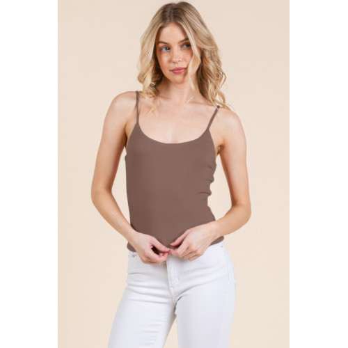 Basic Double Layers Fitted Cami Top