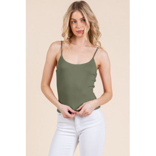 Basic Double Layers Fitted Cami Top