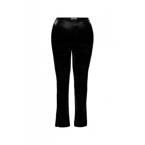 Velvet Pu Ruched Pants
