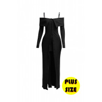 Plus Size Long Length Top & Skirt Leggings Set
