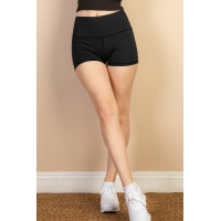 Wide Band Waist Shorts