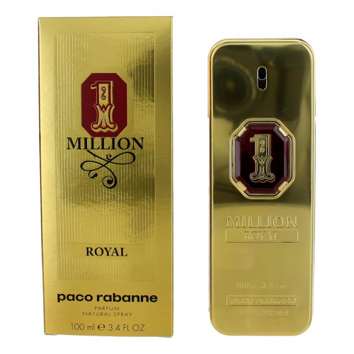1 Million Royal by Paco Rabanne, 3.4 oz Pure Parfum Spray for Men - PS-AM1MILR34P
