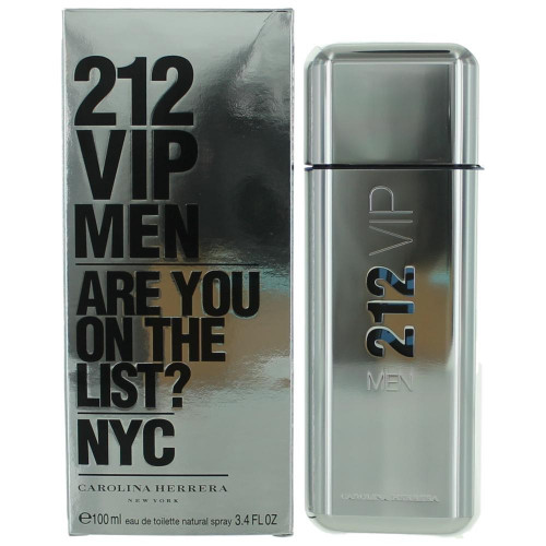 212 VIP by Carolina Herrera, 3.4 oz Eau De Toilette Spray for Men - PS-AM212VIP34S