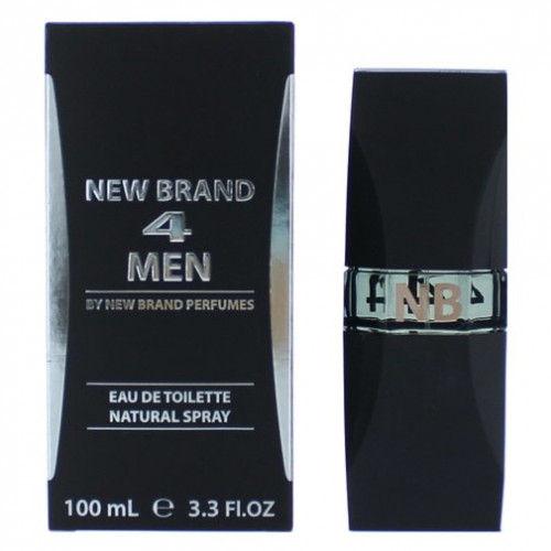 4 Men by New Brand, 3.3 oz Eau De Toilette Spray for Men - PS-AM4MEN34S