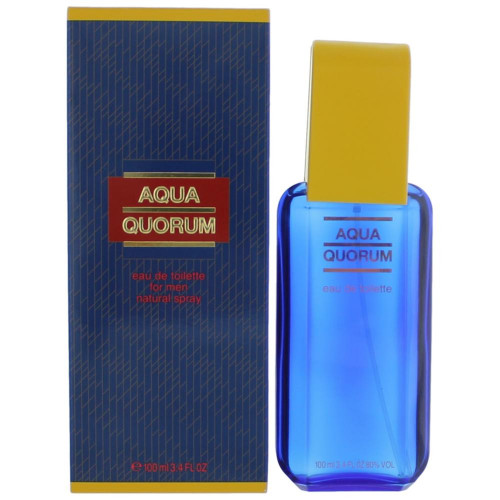 Aqua Quorum by Puig, 3.4 oz Eau De Toilette Spray for Men - PS-AMAQUQ34S