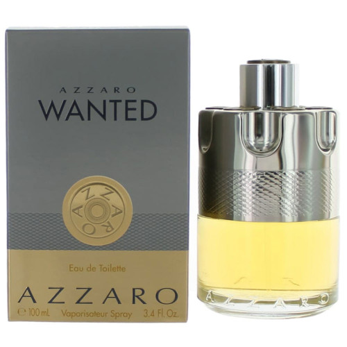 Azzaro Wanted by Azzaro, 3.4 oz Eau De Toilette Spray for Men - PS-AMAZW34S