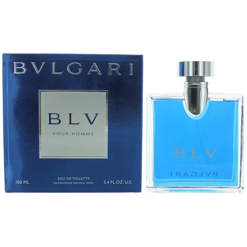 BLV Pour Homme by Bvlgari, 3.4 oz Eau De Toilette Spray for Men Bulgari - PS-AMBLV34S