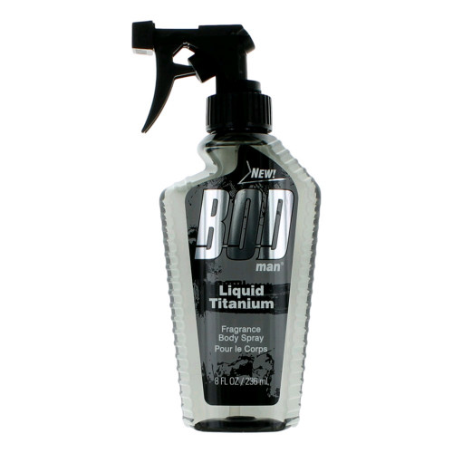 Bod Man Liquid Titanium by Parfums De Coeur, 8 oz Frgrance Body Spray for Men - PS-AMBODMLT8DS
