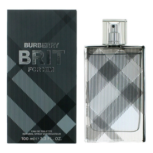 Brit by Burberry, 3.3 oz Eau De Toilette Spray for Men - PS-AMBRIT34S
