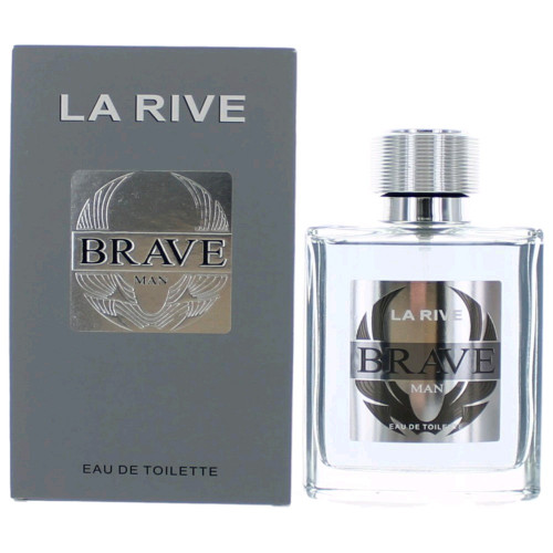 Brave Man by La Rive, 3.4 oz Eau De Toilette Spray for Men - PS-AMBRMLR34S