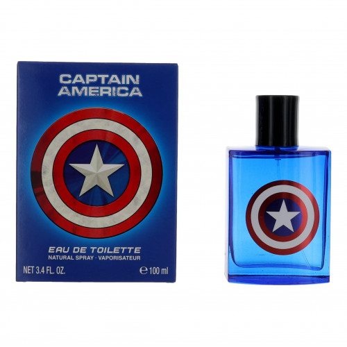 Captain America by Marvel, 3.4 oz Eau de Toilette Spray for Men - PS-AMCAPA2434S