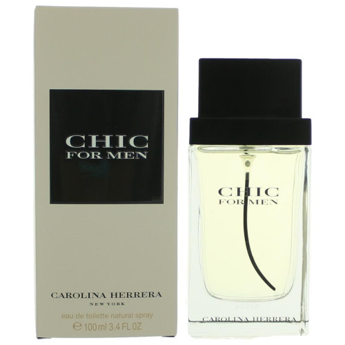 Chic by Carolina Herrera, 3.4 oz Eau De Toilette Spray for Men - PS-AMCHIC34S