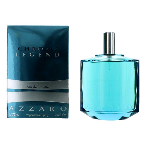 Chrome Legend by Azzaro, 2.6 oz Eau De Toilette Spray for Men - PS-AMCHRL25S