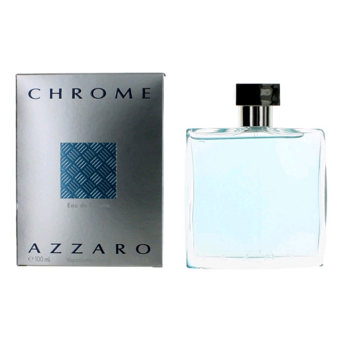 Chrome by Azzaro, 3.4 oz Eau De Toilette Spray for Men - PS-AMCHRZ34S
