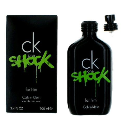 CK One Shock by Calvin Klein, 3.4 oz Eau De Toilette Spray for Men - PS-AMCKONS34S
