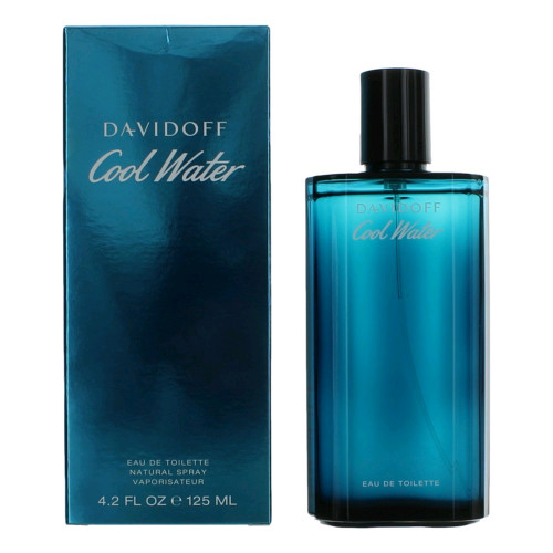 Cool Water by Davidoff, 4.2 oz Eau De Toilette Spray for Men - PS-AMCLWT42S