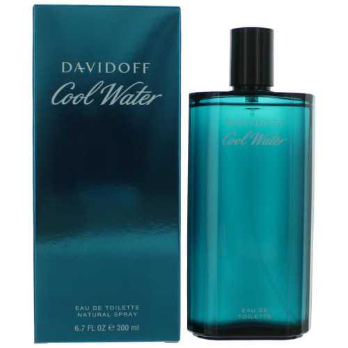 Cool Water by Davidoff, 6.7 oz Eau De Toilette Spray for Men - PS-AMCLWT67S