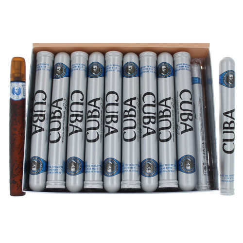 Cuba Blue by Cuba, 1.17 oz Eau de Toilette Spray for Men. Pack of 20 - PS-AMCUBB117S20