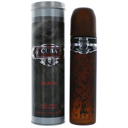 Cuba Black by Cuba, 3.3 oz Eau De Toilette Spray for Men - PS-AMCUBBK34S
