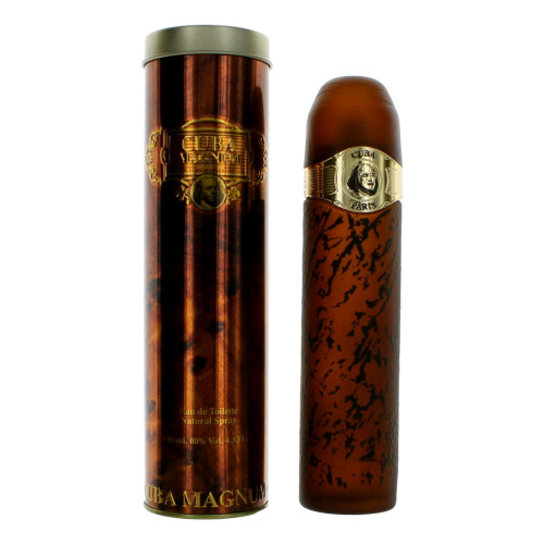 Cuba Magnum Gold by Cuba, 4.2 oz Eau De Toilette Spray for Men - PS-AMCUBGM42S