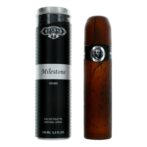 Cuba Milestone by Cuba, 3.3 oz Eau De Toilette Spray for Men - PS-AMCUBM34S