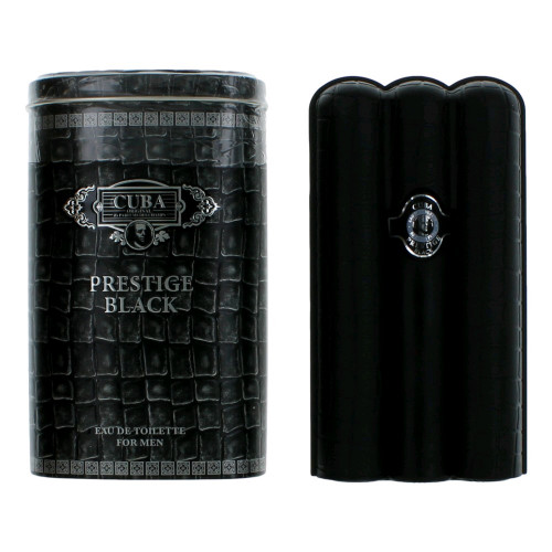 Cuba Prestige Black by Cuba, 3 oz Eau De Toilette Spray for Men - PS-AMCUBPB3S