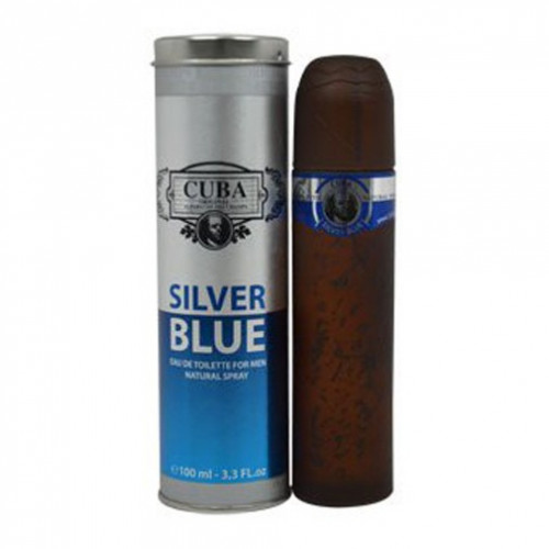 Cuba Silver Blue by Cuba, 3.3 oz Eau De Toilette Spray for Men - PS-AMCUBSB34S