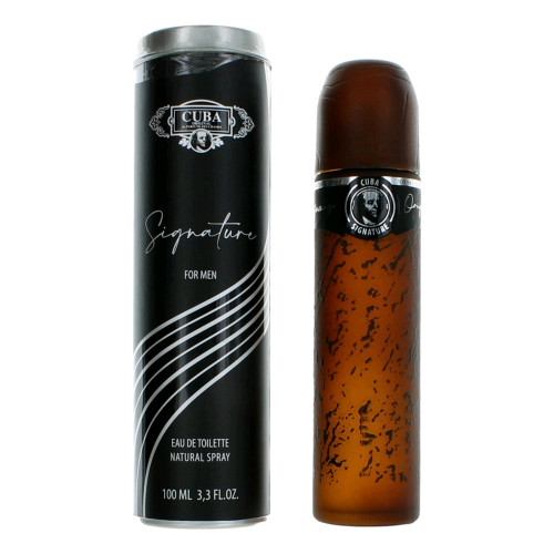 Cuba Signature by Cuba, 3.3 oz Eau De Toilette Spray for Men - PS-AMCUBSG34S