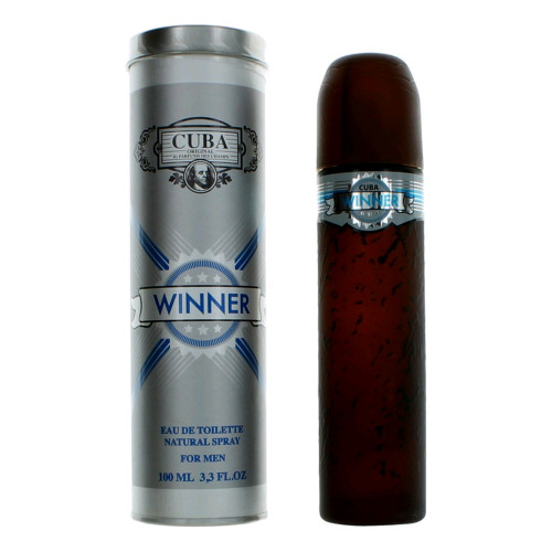 Cuba Winner by Cuba, 3.3 oz Eau De Toilette Spray for Men - PS-AMCUBW34S